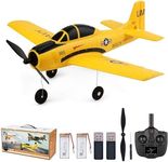 CKYSCHN WLtoys A210 4Ch RC Plane, T28 Trojan RC Airplanes with 6G/3D Mode, 2.4G Remote Control RC Airplanes Gifts for Adults Boys, Foam RC Planes with 2 Battery (T28 Trojan-2)