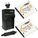 Wasabi Power KIT-BTR-BN1-LCH-BN1-01 Battery (2-Pack) and Charger for Sony NP-BN1 and Sony Cyber-shot DSC-QX10, DSC-QX100, DSC-T99, DSC-T110, DSC-TF1, DSC-TX5, DSC-TX7, DSC-TX9, DSC-TX10, DSC-TX20, DSC-TX30, DSC-TX55, DSC-TX66, DSC-TX100V, DSC-TX200V, DSC-W310, DSC-W320, DSC-W330, DSC-W350, DSC-W360, DSC-W380, DSC-W390, DSC-W510, DSC-W515PS, DSC-W520, DSC-W530, DSC-W550, DSC-W560, DSC-W570, DSC-W580, DSC-W610, DSC-W620,