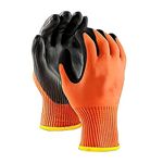 Robustt Nylon Nitrile Coated Industrial Safety Hand Gloves(Pack of 2) Anti-Cut | Cut Resistant | Heat Resistant | Industrial Use | for Finger and Hand Protection.