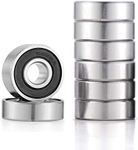 Donepart Skateboard Bearings 608 8x22x7mm Ball Bearings 608 2RS C3 High Speed for Skateboards, Skates, Longboard, Motors, 3D Printer, Fidget Spinners, 8pcs