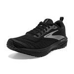 Brooks Men's Revel 6 D Width Running Shoe, (072) BLACK/BLCKND P, 10