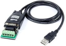 COMMFRONT USB to 2-Wire RS485 Adapter, FTDI Chipset, Built-in 120-Ohm Terminator, Supports All Major Windows, Mac, and Linux