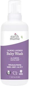 Earth Mama Calming Lavender Baby Wash Liquid Foaming Hand Soap Refill, Organic All-Purpose Lavender Body Wash for Sensitive Skin, Castile Soap with Coconut Oil, Shea Butter, Calendula, & Aloe, 34Fl Oz