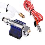 AS RETAILS 3D V6 Hotend Full Kit 1.75 mm 12V Bowden/RepRap 3D printer extruder 0.4 mm Nozzle