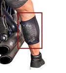 BurnJacket PRO motorcycle exhaust pipe burn protective sleeve leg guard (13.5-18 inch wide fit)