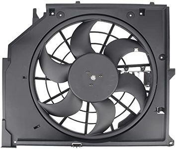 AUTOKAY Cooling Fan Assembly, Electric Radiator Fan Automotive For BMW 1999-2005