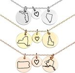 Best Friend Necklace Long Distance 