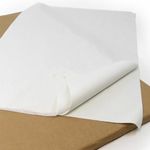 100 Sheets Acid Free White Tissue Paper 20 x 30 inches for Art Collection, & Gift Wrapping - Acid free Tissue Paper Sheets for Packaging - 500x750mm 18gsm Packing Tissue Paper (100)