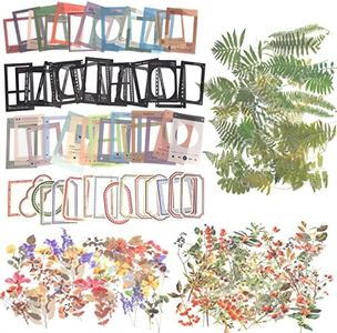 180Pcs Pegatinas Scrapbooking Vintage Stickers Bullet Journal Flores y Plantas para Álbumes de Recortes kit Aesthetic Material de Scrapbooking Manualidades Decoración Calendarios Tarjetas Regalo