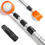 prowithlin Golf Ball Retriever, 18ft Aluminum Alloy Golf Ball Retriever Telescopic Golf Accessories Golf Gift