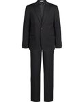 Calvin Klein Boys' 2-Piece Formal Suit Set, Black Stretch, 5