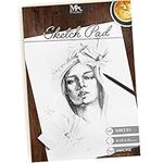 MozArt Supplies Artist Sketch Pad A4 – 60 Sheets (160 GSM) Acid Free Drawing Paper pad with Premium Quality- Art Supplies for Students and Adults