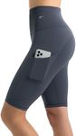 High Waisted Biker Shorts for Women with Pockets - Compression Shorts 10"/ 7"