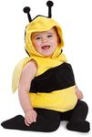 Dress Up America Bee Costume - Toddler Fuzzy Bee Halloween Costume & Outfit for Kids