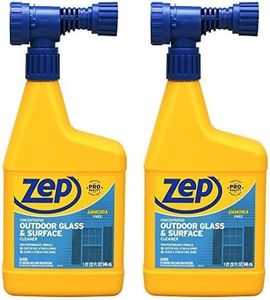 Zep Hose-End Outdoor Cleaner - 32 Ounces - U49910 - Great for Outdoor Glass and Surfaces (Pack of 2)