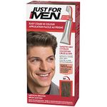 Just For Men Easy Comb-In Color, Grey Hair Coloring for Men with Comb Applicator - Medium Brown, A-35 (1 Count)