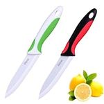 2 pcs 4 inch Ceramic Knife ，Green a