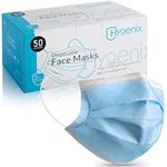 Hygenix 3ply Disposable Face Masks PFE 99% Filter Quality Tested in a US lab (Pack of 50 Pcs)