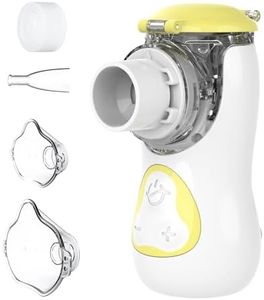 FEELLIFE Inhalationsgerät Kinder Baby, Inhalator Erwachsene Kinder, Vernebler Inhaliergerät Kinder, Nebulizer Inhalator Leiser Unter 25 dB, Tragbar Inhalationsgerät Effektiv bei Atemwegserkrankungen