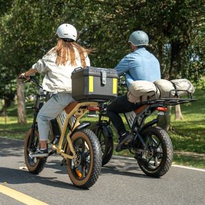 JANSNO X70 Adult E-Bike – Dual Battery, 120 Mile Range, 20x4.0 All-Terrain Tires