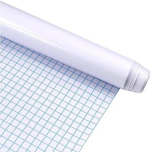 EVBEA Lavagna Adesiva da Parete Lavagna Rimovibile Per Scuola Ufficio Casa Lavagna Cancellabile 43 x 200 cm (Bianco)