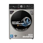 IFB 10Kg 5 Star with Deep Clean Oxyjet Technology, AI Powered, Fully Automatic Front Load Washing Machine (EXECUTIVE PLUS VSC 1014, Steam Refresh Program, Wi-Fi, Eco Inverter, SUS VCM, silver)