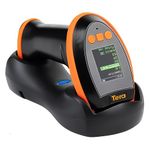 Tera Barcode Scanner with Digital Setting Screen & Keypad, Pro Version Extra Fast Scanning Speed, Works with Bluetooth 2.4G Wireless & USB Wired 1D 2D QR Handheld Image Bar Code Reader Model HW0009