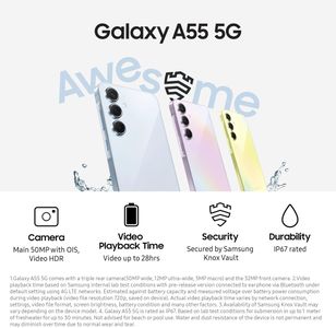 Samsung Galaxy A55 5G Smartphone, 256GB – Navy