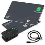 Wallet Finder RFID Blocking Card IP68 Item Tracker with Recharge Clip Works with Apple Find My APP & Network (iOS Only)