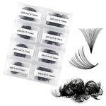 Fadlash Pre Made Fan Eyelash Extensions 24D 0.07mm D Curl MIX 8-15mm 600pcsVolume Lash Extensions Loose Fans Pre Made Volume Lashes