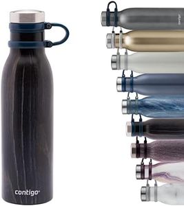 Contigo Matterhorn Trinkflasche, Edelstahl-Isolierflasche mit Thermalock-Isolierung, hält bis zu 24h kalt oder 10h heiß, BPA-freie Thermosflasche mit Schraubverschluss, 100% auslaufsicher, 590 ml