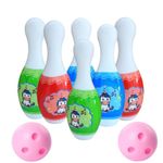 Humming Bird Toys Kids' Bowling Set Animal & Superhero Themed Bowling Game Set for Kids Large Toys Perfect Indoor & Outdoor Play