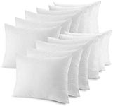 Poly-Cotton Zippered Pillow Cover - Standard Size Pillow Protector - Protects from Dirt, Dust, and Debris - 12 Pack