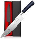 imarku Chef Knife - 8 Inch Pro Kitchen Knife, High Carbon Stainless Steel Japanese Knife, Chef's Knives with Ergonomic Handle, Ultra Sharp Knife, Christmas Gifts for Men and Women (Blue Handle)