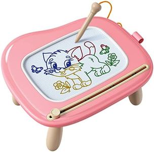 KOKODI Toys Gifts for 1 2 3 Years Old Girl, Sturdy Magnetic Drawing Board Sketch Doodle Pad, Educational Learning Birthday Stocking Stuffers Kids Toddler - Left Hands Friendly