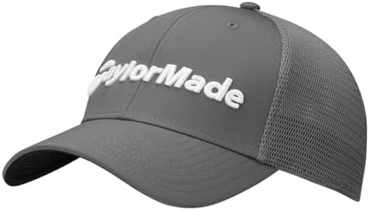 TaylorMade Unisex Evergreen Cage Cap 2024 Closure, gray, L/XL