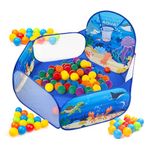 Amazon Brand - Jam & Honey Kid Aquatic Ball Pool, Ball Pit Structure (with 30 Balls) Multicolour