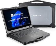 MUNBYN Rugged Laptop IRX16, 15.6" Windows 11 Pro, Intel i5-1235U, 16GB DDR5+512GB Replaceable SSD, Wi-Fi 6, 1000 Nits Sunlight Readable, IP65 Waterproof Laptop, Rugged Computer, 2Y Protection(New)