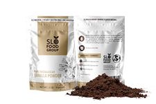 Slofoodgroup Madagascar Vanilla Bean Powder - Whole Ground Vanilla Bean Powder, UNSWEETENED (No Fillers) Gourmet Grade Whole Ground Vanilla Beans From Madagascar(.5 ounce vanilla bean powder)