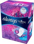 Always Radiant Pantiliners, Regular, Unscented, 96 Liners (Pack of 2)