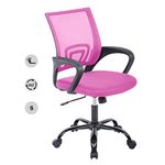 Office Chair, Ergonomic Desk Chair, Upgraded Executive Swivel Computer Chair with Lumbar Support for Home, Office (Pink)