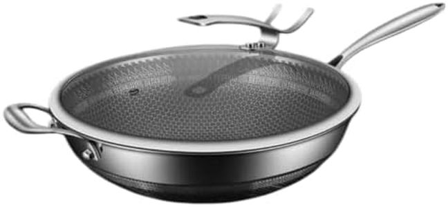kitchen accessories 316不锈适用家用 Kitchen Utensils Cookware 炒锅不粘锅 Nonstick Frying Pan 用