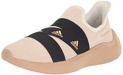 adidas Women's Puremotion Adapt Sportswear Sneaker, Off White/Acid Orange/Core Black, 7
