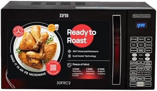 IFB 30 L Convection Microwave Oven (30FRC2, Floral Pattern) (Black), STANDARD