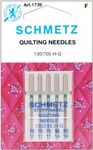 25 Schmetz Assorted Quilting Sewing Machine Needles 130/705H H-Q Sizes 75/11 and 90/14