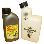 500 ML Of 2 Stroke Oil & Fuel Petrol Mixing Bottle For Chainsaw 25:1 40:1 50:1