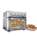 Cuisinart Air Fryer + Convection Toaster Oven, 7-in-1 Oven with Bake, Grill, Broil & Warm Options, 6-Slice Capacity, 1800 Watts, Stainless Steel (TOA-60C)