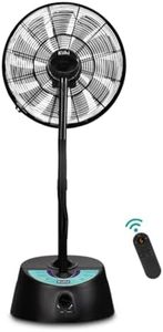 KUHL Exzel H3 Next Gen BLDC Desert Cooler with Mist & Humidifier | 18 Inches Pedestal Fan | Remote Operated | High Airflow & Low Noise | 6L/8 Hr Water Tank Capacity | Tilt Function | 450 mm