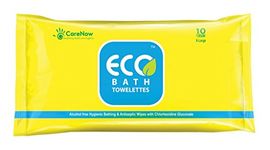 ECO bath Towelettes X-Large Pillow Pack - 3 packs X 10 wipes = 30 wipes.