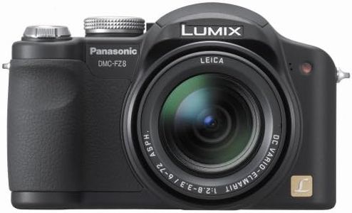 Panasonic Lumix DMC-FZ8K 7.2MP Digital Camera with 12x Optical Image Stabilized Zoom (Black)